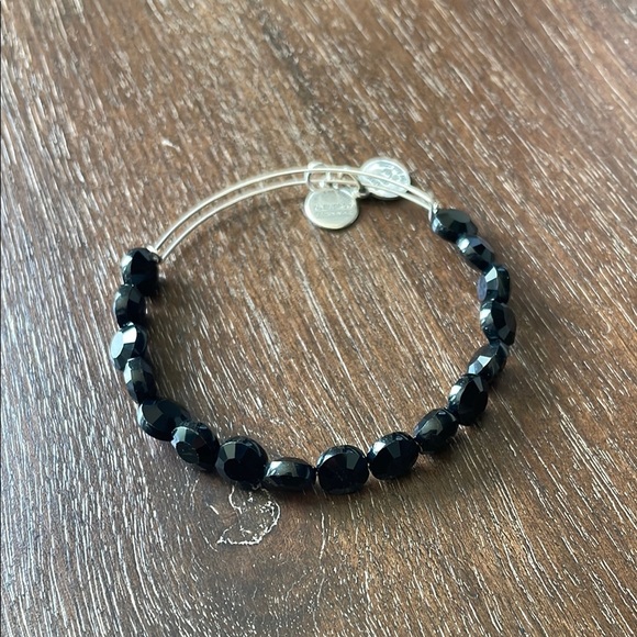 Alex and Ani Black Beaded Bracelet - Picture 1 of 4